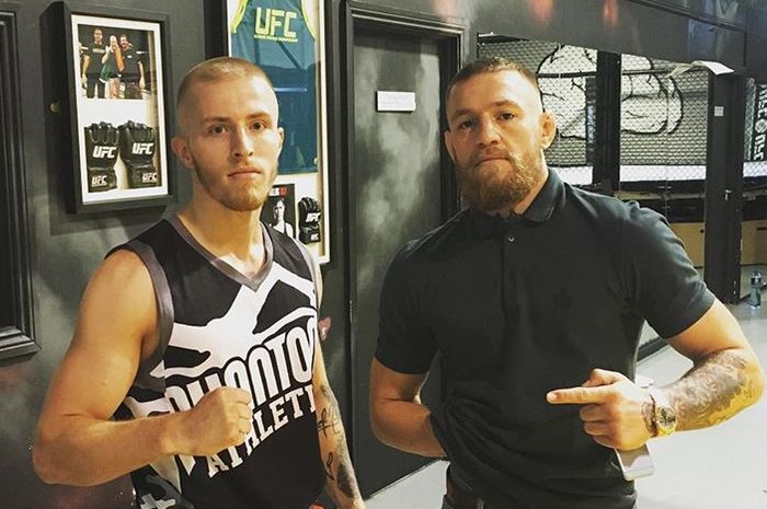 Unggahan foto dari Maurice Adorf saat bertemu dengan Conor McGregor di Dublin, Republik Irlandia.