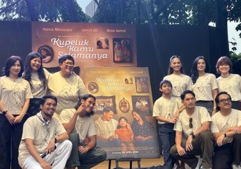 Biasa di Depan Layar, Dinda Hauw Kini Debut Jadi Produser di Film Kupeluk Kamu Selamanya