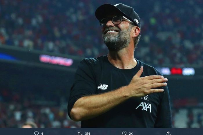 Pelatih Liverpool, Juergen Klopp.