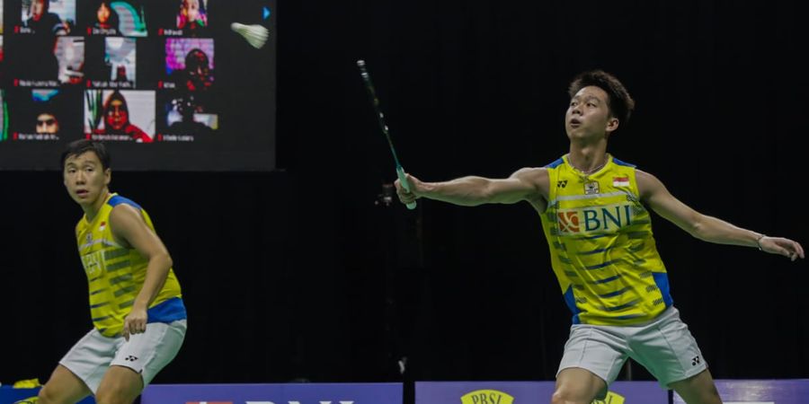 Hasil Bulu Tangkis Olimpiade Tokyo 2020 - Meski Kalah, Marcus/Kevin Tetap ke Perempat Final