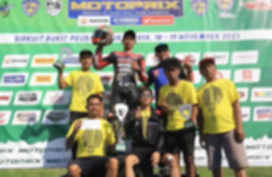 Kawahara Djava Racetech Sixty Racing yang menjadi juara Region B Motoprix 2023. 