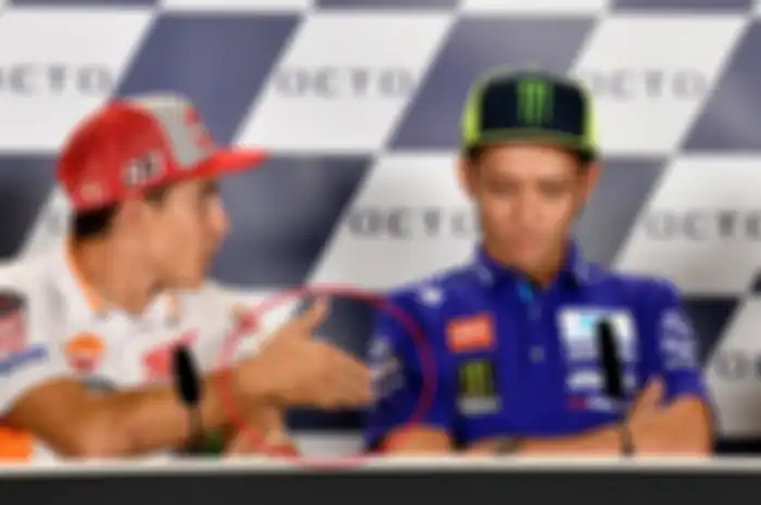 Valentino Rossi tolak bersalaman dengan Marc Marquez