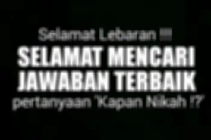 Meme lebaran bikin baper 2020