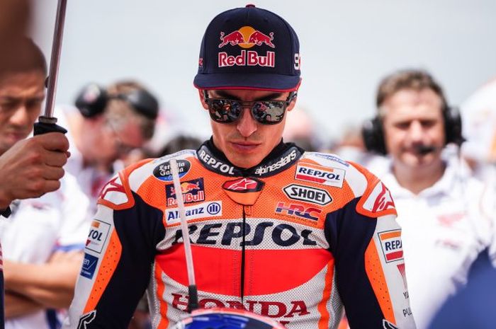 Persiapan Pembalap Repsol Honda, Marc Marquez menjelang tampil pada MotoGP Americas 2022, Senin (11/4/2022) dinihari WIB