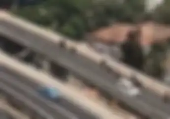 Kapan Sadarnya, Video Gerombolan Pemotor Putar Arah di Flyover Kasablanka, Panik Ada Polisi   