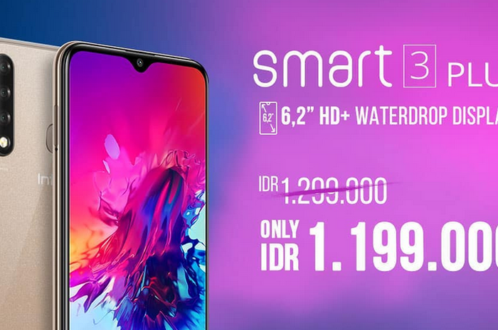 Infinix Smart 3 Plus resmi diluncurkan