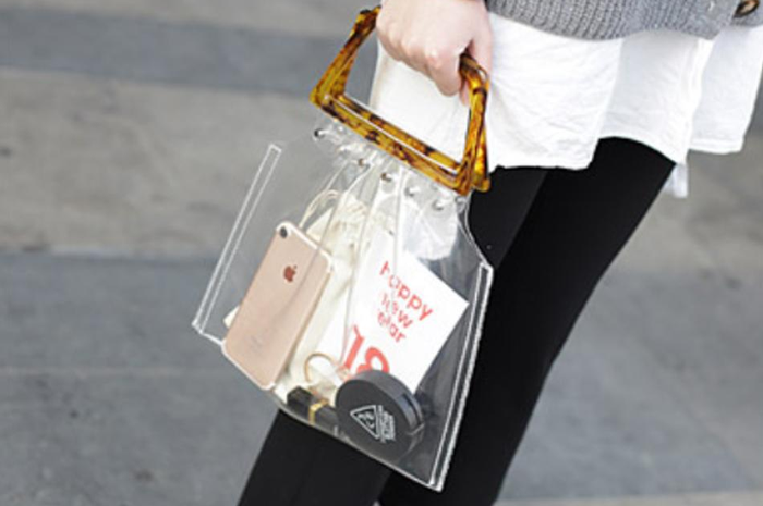 transparent bag