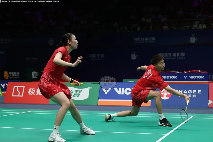 Jiang Zhen Bang (kanan) akan kembali dipisah dari Wei Ya Xin untuk dipasangkan dengan pemain lain pada US Open 2025.