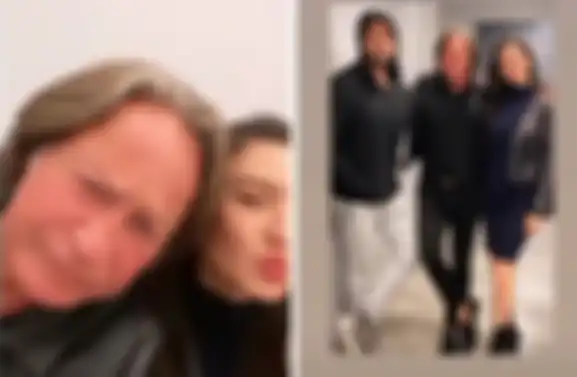 Raline kepergok nongkrong bareng ayah Gigi Hadid