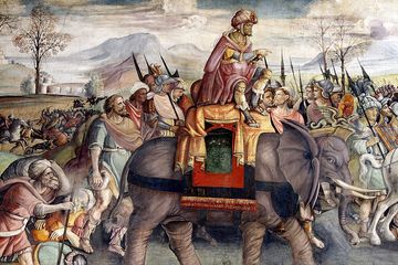 Hannibal Barca melakukan perjalanan terkenal melintasi Pegunungan Alpen dengan 100.000 tentara dan 40 gajah untuk menaklukkan Romawi. Sejarawan berusaha memecahkan misteri mengenai asal-usul gajah yang digunakan untuk melawan Romawi itu.