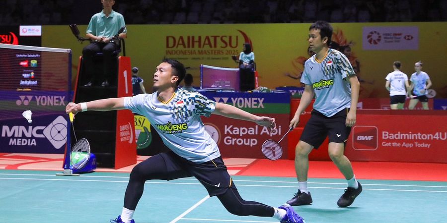 Hasil Indonesia Masters 2025 - Akhir Pertunjukan Ahsan/Hendra, Ganda Malaysia Sungkem Setelah Rasakan Lagi Bola Jahat The Daddies