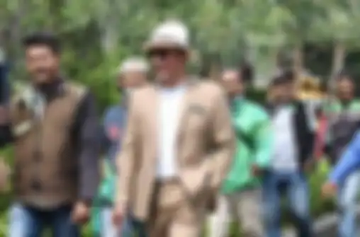 Ridwan Kamil melenggak lenggok di Citayam Fashionweek