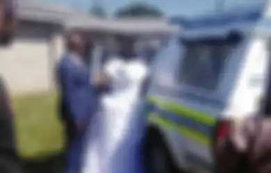  Diciduk Polisi saat Masih Pakai Setelan Jas dan Gaun Pengantin, Pasangan Ini Menikah dan Masuk Penjara di Hari yang Sama karena Langgar Aturan di Tengah Pandemi Covid-19