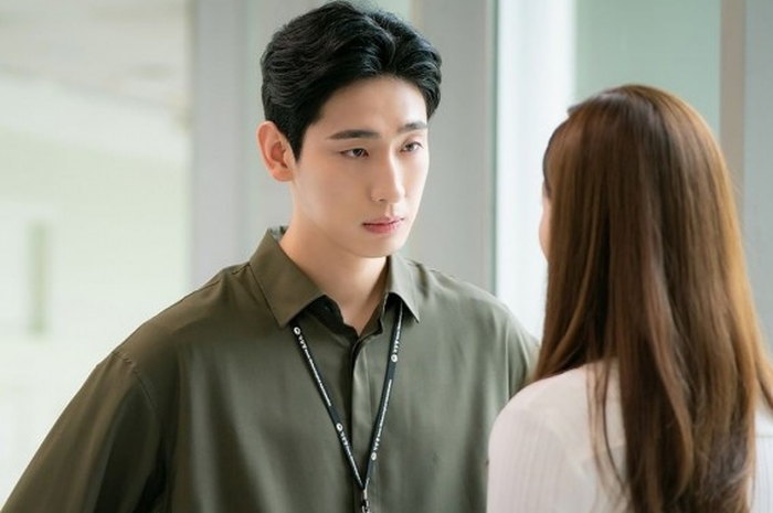 Ilustrasi cowok narsis dari drama Korea 'Forecasting Love and Weather'