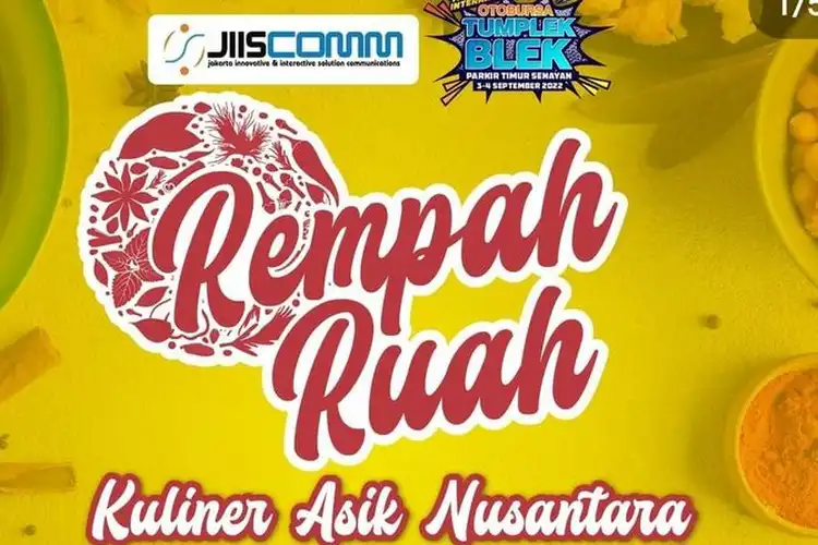 Rempah Ruah Puluhan Kuliner Khas Nusantara Terbaik Cuma Ada di Otobursa Tumplek Blek 2022