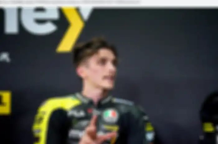 Pembalap Mooney VR46 Racing Team, Luca Marini.