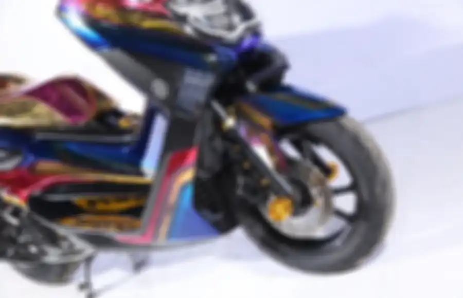 Tampilan depan Yamaha Nmax peraih kelas Master Customaxi Yamaha 2019