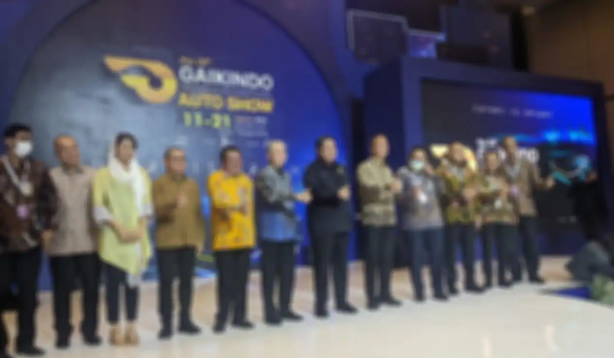 Pameran otomotif GIIAS 2022 resmi dibuka Menko Perekonomian Airlangga Hartarto.