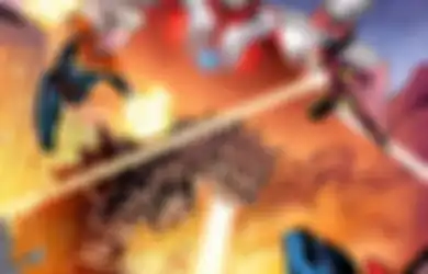 Jauh Lebih Gila dari Dr. Strange 2, Ultraman dan Superhero Marvel Ketemu di Komik Terbaru!