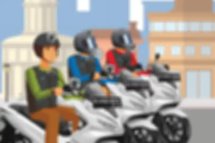 Ilustrasi pelat nomor yang diduga palsu dipakai Honda PCX 160 yang diposting bareng influencer