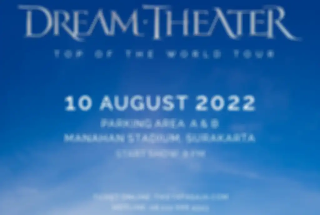 Poster gelaran konser Dream Theater di Solo, 10 Agustus 2022