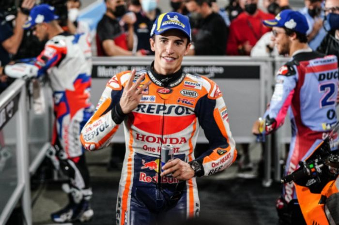 Pembalap Repsol Honda, Marc Marquez 