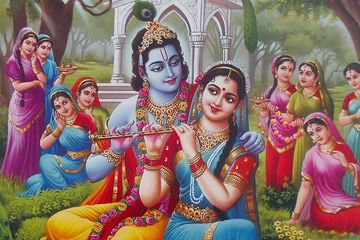 Dewa Krishna memiliki total 16.108 istri, delapan di antaranya adalah istri utamanya yang dikenal sebagai 'Ashtabharya'.