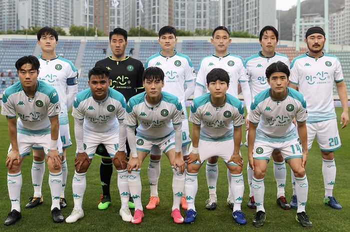 Pemain timnas Indonesia, Asnawi Mangkualam, kembali masuk skuad Ansan Greeners saat menghadapi Busan IPark pada pekan kelima Liga Korea 2