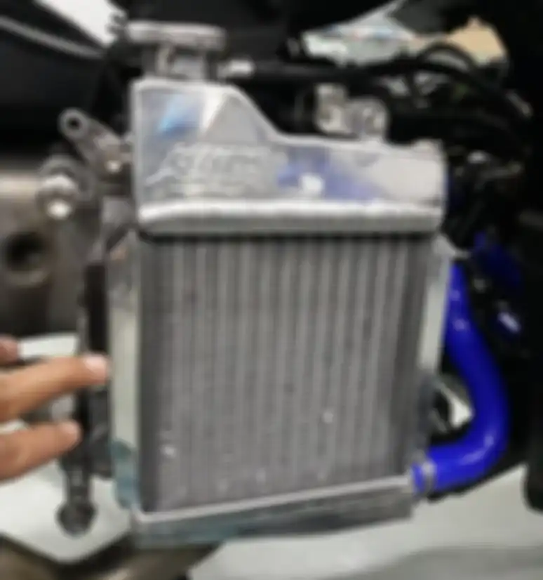 Radiator big volume terpasang di Yamaha NMAX