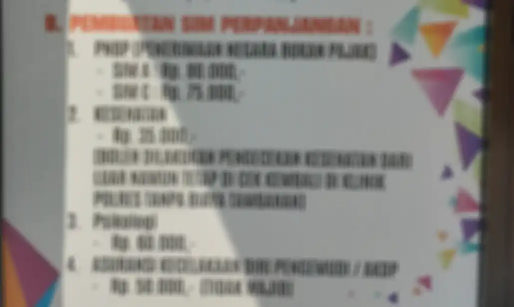 Rincian biaya perpanjang SIM, Rp 75 ribu belum termasuk lain-lain.