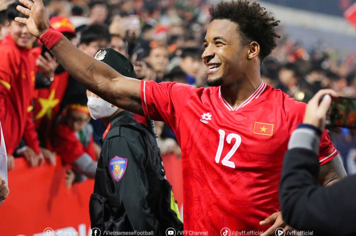 Striker naturalisasi Timnas Vietnam asal Brasil, Rafaelson alias Nguyen Xuan Son.