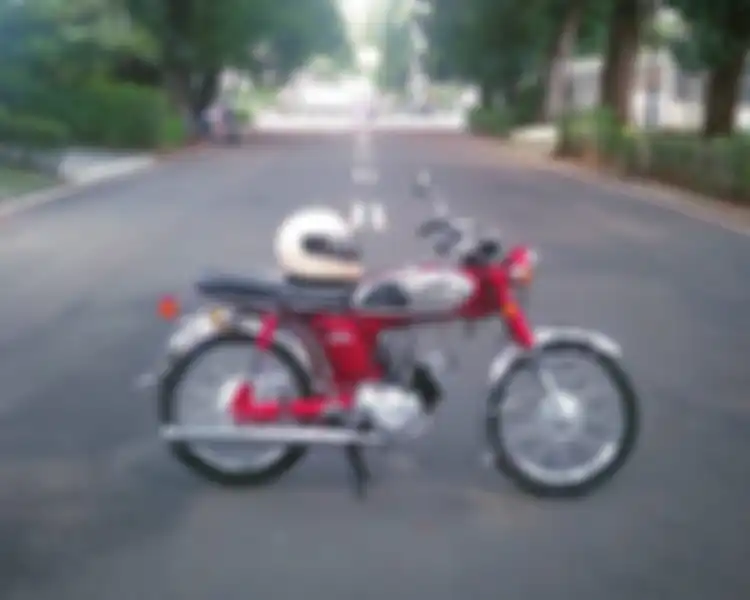 Salah satu motor klasik yang dijual Motor Tua Jakarta.