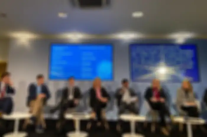 Menkominfo, Johnny G Plate saat memaparkan rencana digitalisasi Indonesia pada sesi Digital Ministers Meeting pada Internet Governance Forum 2019 di Berlin, Jerman, hari ini (25/11/2019) waktu setempat.