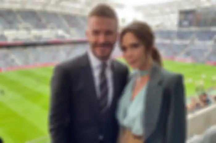 David Beckham dan istri, Victoria Beckham.