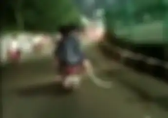 Pasar Rumput Mencekam, Video Gerombolan Alay Bermotor Tenteng Senjata Tajam, Cari Lawan Tawuran
