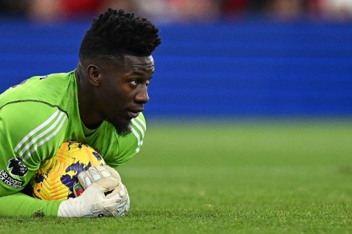 Andre Onana gagal clean sheets aat Manchester United mengalahan Sheffield United pada lanjutan Liga Inggris 2023-2024.