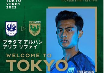 BREAKING NEWS -  Tinggalkan PSIS Semarang, Pratama Arhan Resmi Gabung Klub Jepang Tokyo Verdy