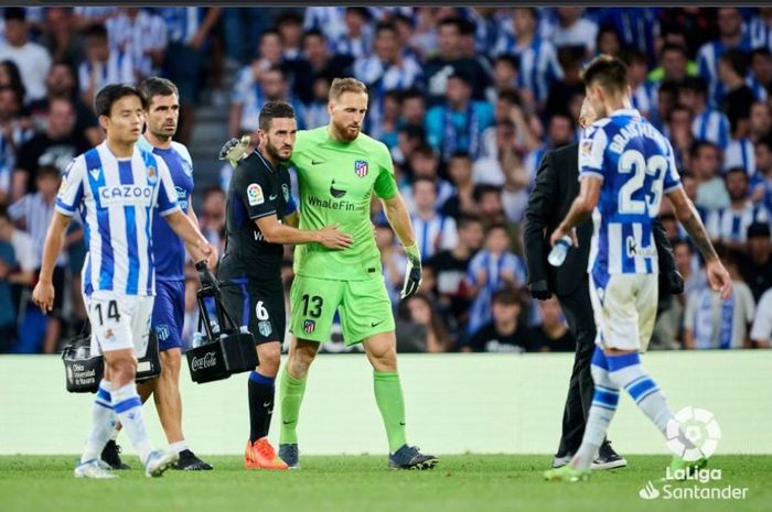 Laga antara Real Sociedad melawn Atletico Madrid berakhir imbang 1-1