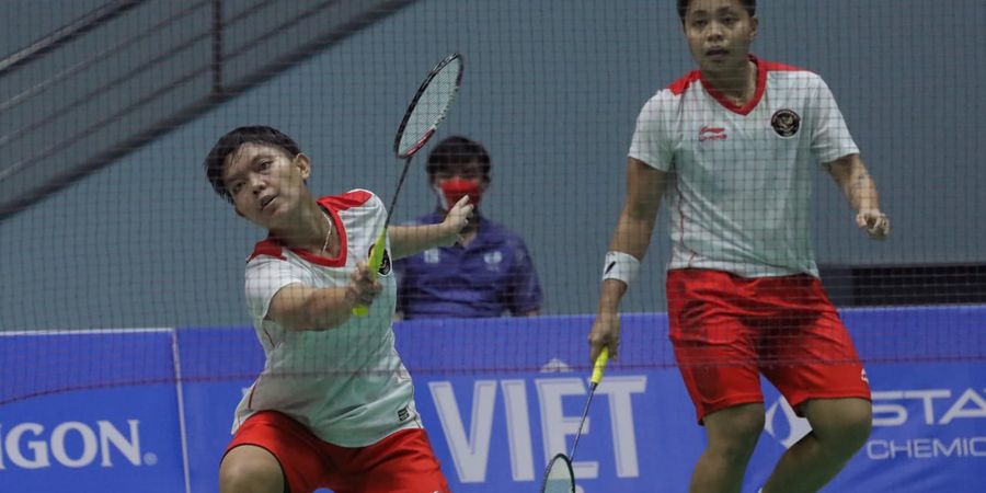 Hasil Final Bulu Tangkis SEA Games 2021 - Apriyani/Fadia Sabet Emas dengan Rekor Sempurna