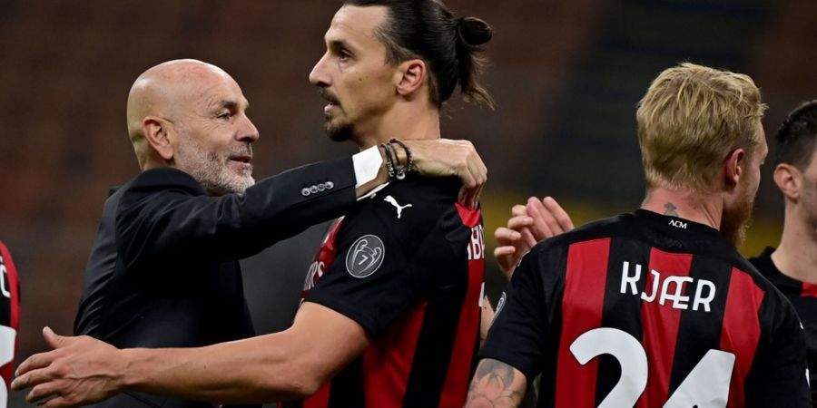 Tanpa Gol Zlatan Ibrahimovic, AC Milan Cuma di Halaman 2 Klasemen Liga Italia