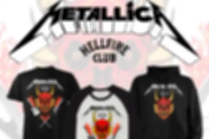 Kolaborasi Metallica dan Stranger Things merilis t-shirt spesial Hellfire Club