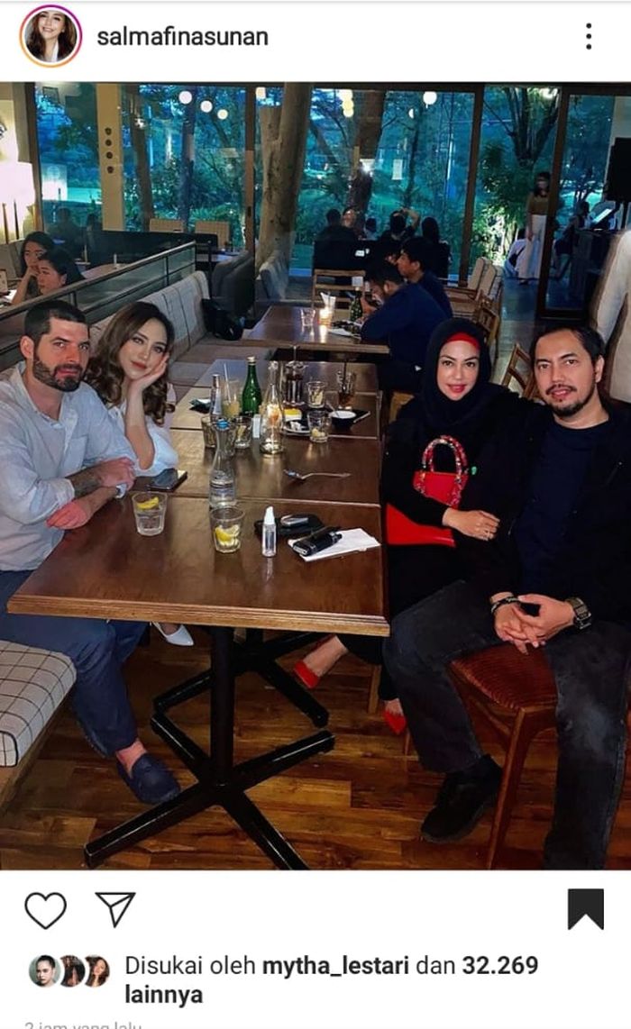 Salmafina Sunan pertama kali ajak kekasih bulenya ketemu kedua orangtuanya.