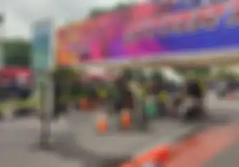 Hari Kedua Street Race Kemayoran 2023, Tetap Semangat Meski Trek Diguyur Hujan
