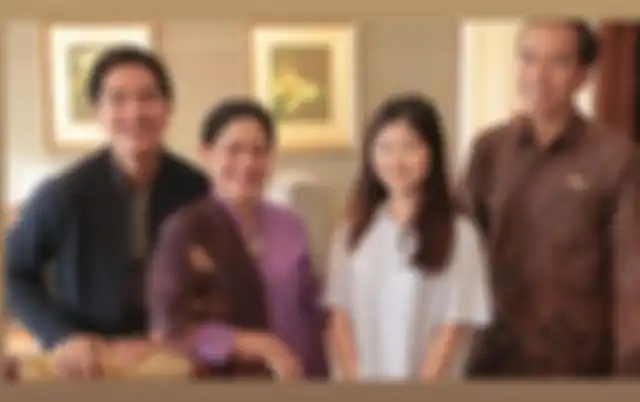 Kaesang Pangarep, Ibu Iriana, Felicia Tissue, dan Presiden Jokowi
