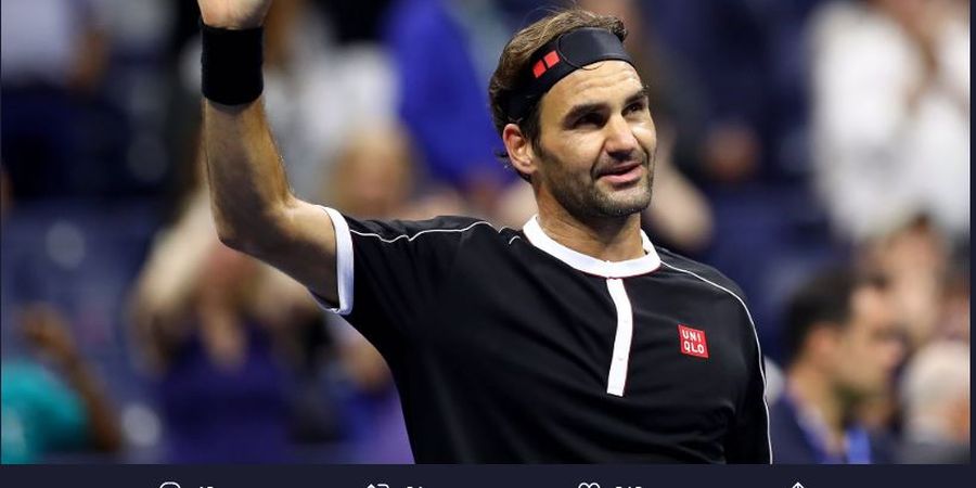 US Open 2019 - Temukan Irama Permainan, Federer Maju ke Perempat Final