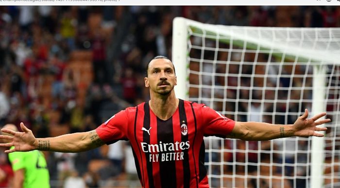 Zlatan Ibrahimovic melakukan comeback manis dengan mencetak gol ke gawang Lazio pada laga pekan ketiga Liga Italia  2021-2022.