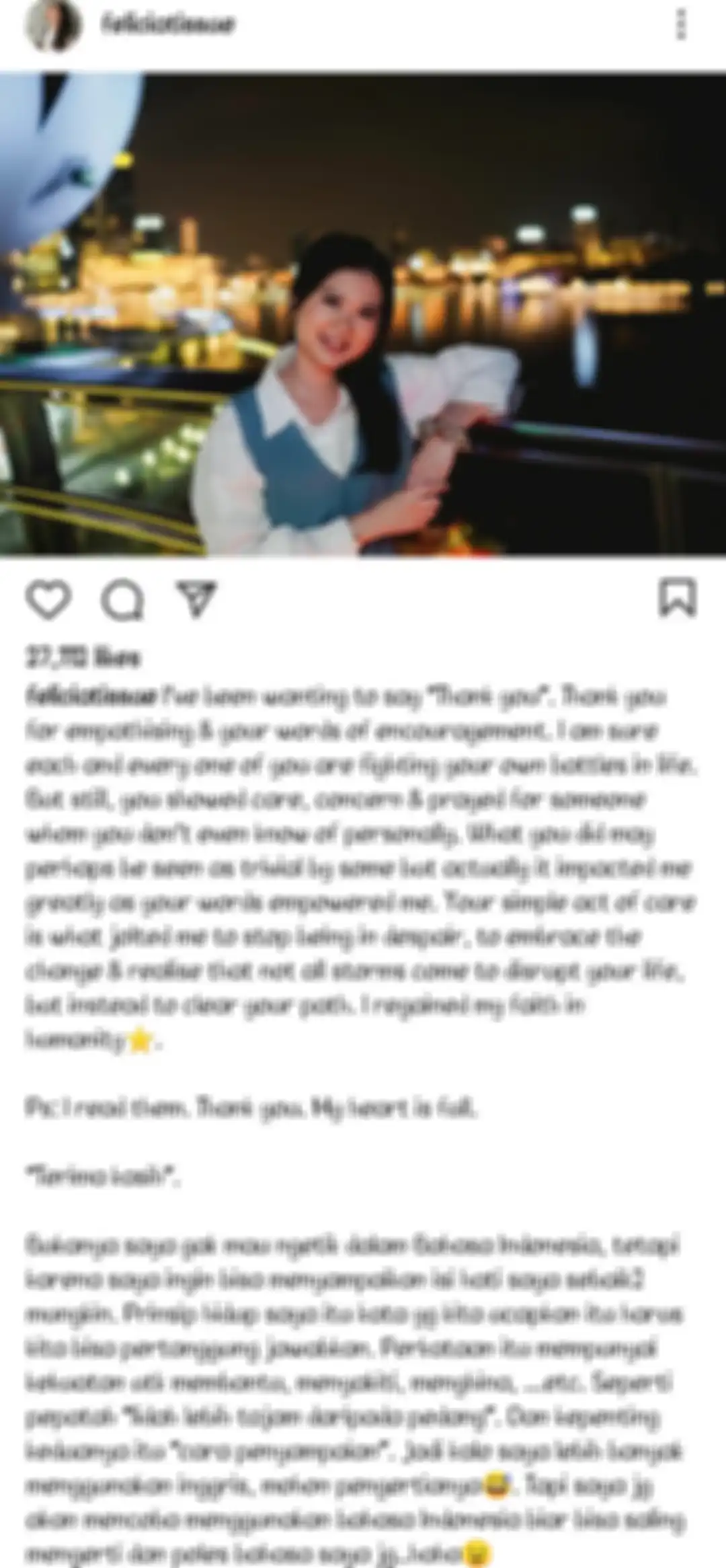 Postingan Felicia Tissue