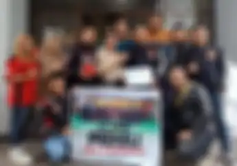 Perwakilan All Bikers Bandung Lakukan Ini di Jalan Asia Afrika, Bandung