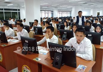 Intip Ekspresi Atlet Badminton Saat Hadapi Tes CAT CPNS 2018, dari Jonatan Christie hingga Kevin Sanjaya