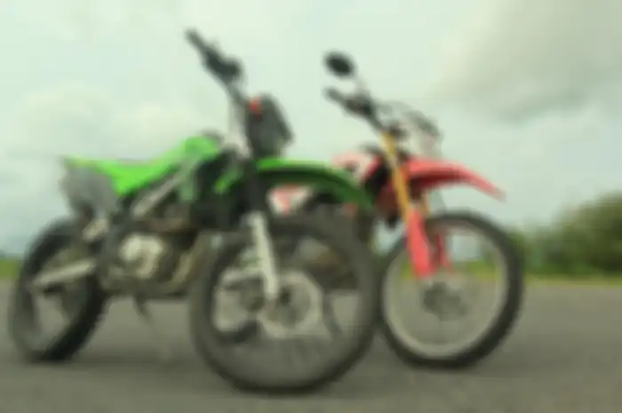 Kawasaki KLX150 dan Honda CRF150L